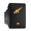 AR Symbol Modern Model Push Button Compatible with Toyota (/ Surface Size 1.28 x 0.87 inches) view 1