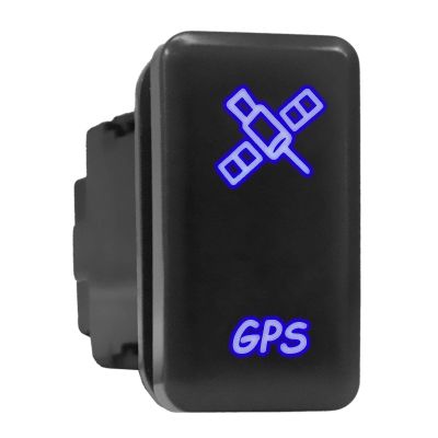 GPS Symbol Older Model Push Button Compatible with Toyota (/ Surface Size 1.54 x 0.83 inches)