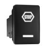 Stop Symbol Modern Model Push Button Compatible with Toyota (/ Surface Size 1.28 x 0.87 inches) view 1