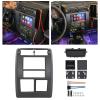 HECASA Double DIN Dash Radio Bezel Compatible with 1997-2002 Jeep Wrangler TJ Radio Stereo Dash Bezel Center Trim Panel view 1