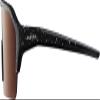 ALPINA Contrast-enhancing & Shatter-Proof Cycling Glasses For Men & Women, 100% UV Protection, RAM HR Q-LITE, black blur matt, one size view 3