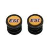 ESI Bar Plugs, Silicone, Black, 2 Pack, MTB Bar End, Made in USA view 1