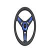 Gussi Model Black Blue Steering Wheel for Club Car Precedent Golf Carts 2004+ view 1