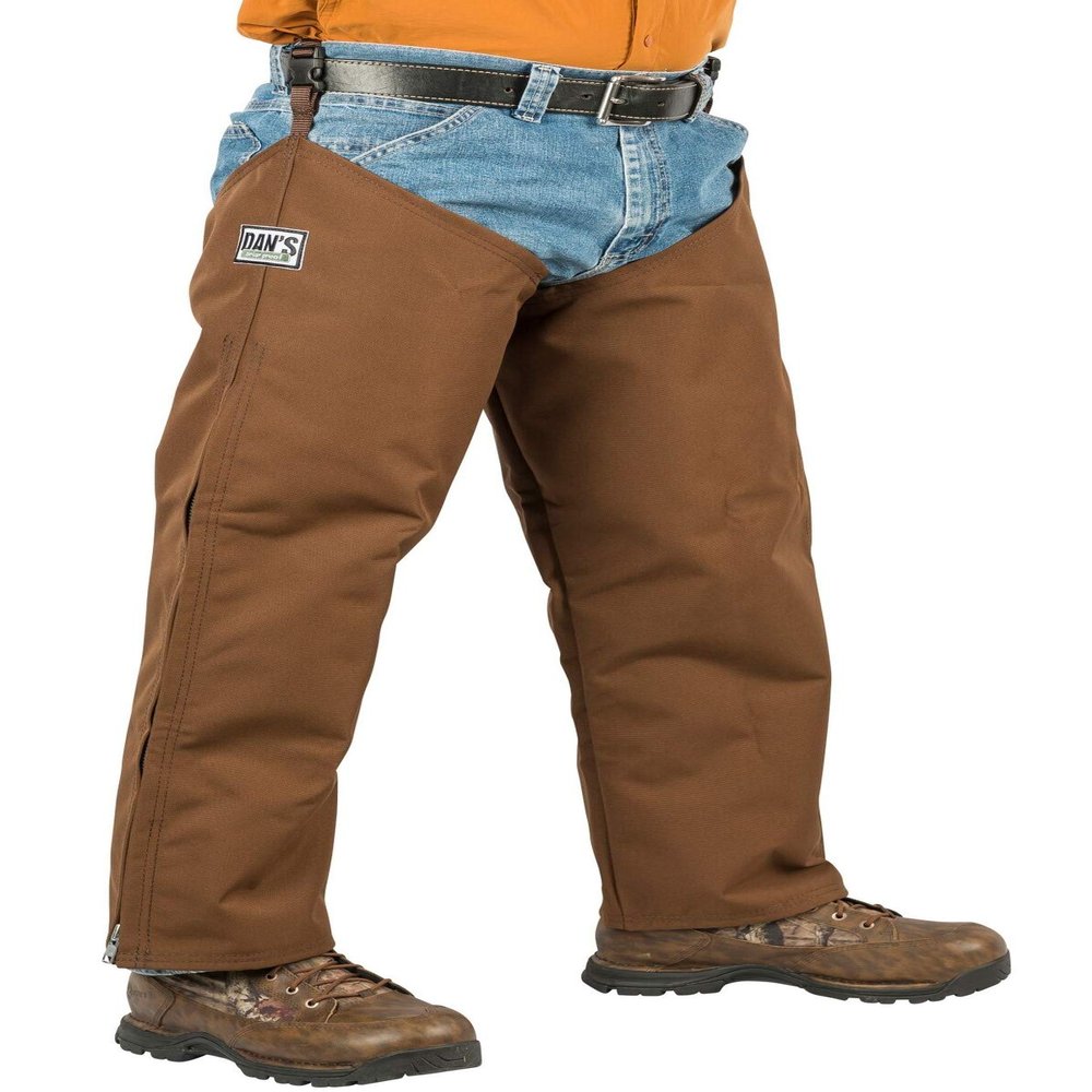 Brush Buster, Briar proof Chaps, Unlined, Made in U.S.A. (XXLarge - Thigh 32/Inseam 26)