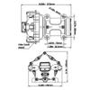 Washdown Pump Kit, Washdown Deck Cleaning Pump Kit 12V Fresh Sea Water 5.0 GPM for Rv Boat Marine view 2