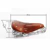 MACHSWON Durable Leather Bicycle Bike Vintage Cowhide Cycling Saddle Seat with Springs Vintage Classic Cowhide Leather Cycling Bicycle Bike Saddle Seat with Springs UK Fit All Bicycle Cycling view 2