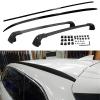 YiXi-Partswell 4Pcs Roof Rail Side Rail Roof Rack Lockable Cross Bars Crossbar Aluminum Fit for Mazda CX-9 2016-2021 view 1
