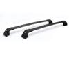 YiXi-Partswell 4Pcs Roof Rail Side Rail Roof Rack Lockable Cross Bars Crossbar Aluminum Fit for Mazda CX-9 2016-2021 view 4