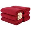 Cleaning Cloth Towels - Large 27" x 16" Microfiber Rags - Highly Absorbent, Lint Free Streak Free for House, Kitchen, Car, Window Detailing Reusable Shop Towels (6-Pack, Burgundy) view 1