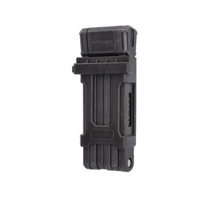 FISCHER Security Plus Folding Lock 85 cm with Holder High Theft Protection Soft Touch Material