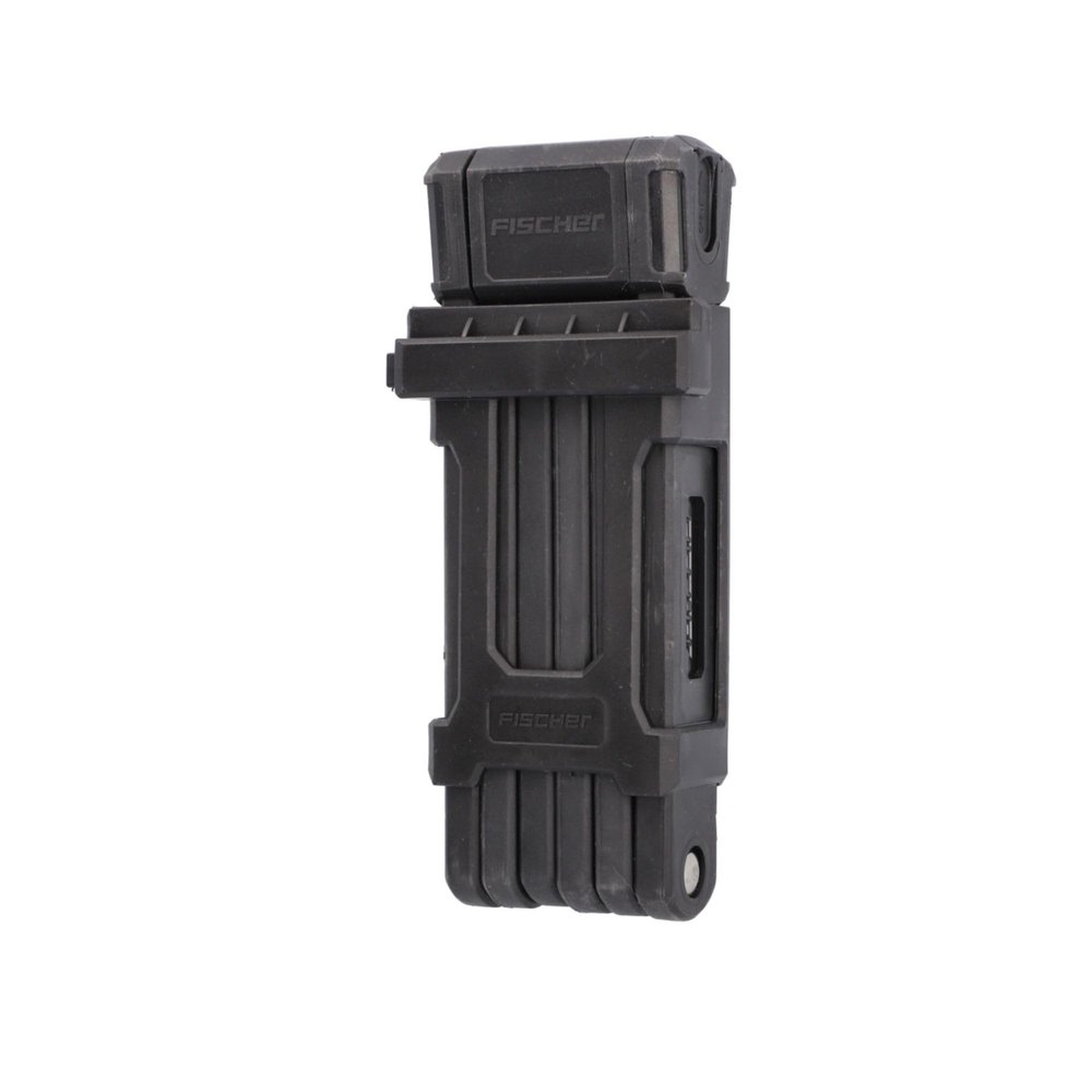 FISCHER Security Plus Folding Lock 85 cm with Holder High Theft Protection Soft Touch Material