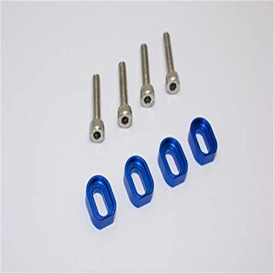 GPM for TRAXXS 1/5 X-MAXX 6S/8S Monster Truck Aluminium SHIMS & Stainless Steel Screws - 1SET (Blue)