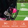 SLEEFS Pink Football Helmet Visor Quick Clips for Adult Football Players (Unisex) view 2