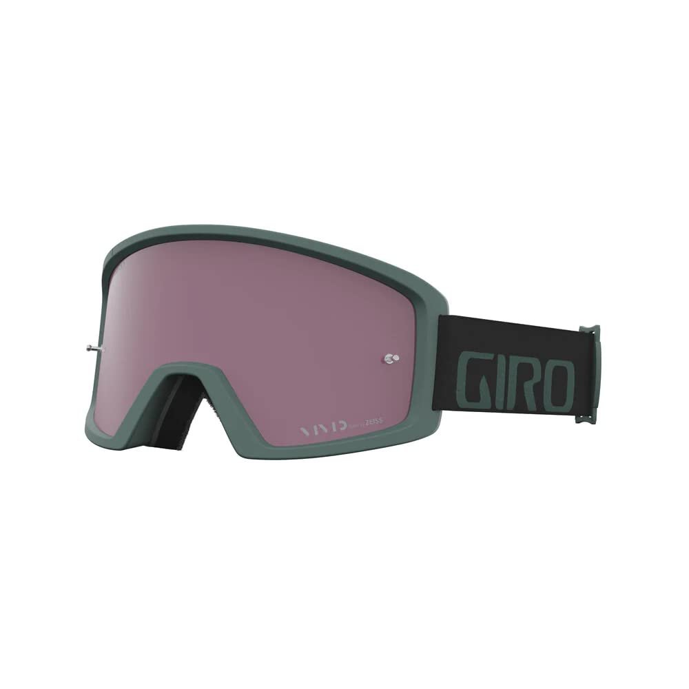 Giro Blok MTB Unisex Adult Mountain Bike Protective Goggles - Grey, VIVID Trail/Clear Lenses (2021)