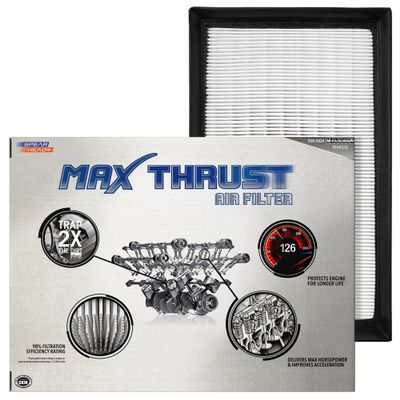 Spearhead Max Thrust Engine Air Filter | Fits Select 2015-2024 A3, S3, TT/TTS Quattro, Q3, Arteon, Golf/Alltrack/R/Sportswagen, GTI, Jetta, Tiguan | OEM Fit & High Dust Holding Capacity (MT-876)
