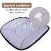 MYFAMIREA Car Seat Cushion Pad 1.2" Thick Comfort Seat Protector for Car Driver Seat Office Chair Home Use Memory Foam Seat Cushion with Non Slip Bottom, 20'' x 18.5'', Gray view 3