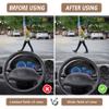 MYFAMIREA Car Seat Cushion Pad 1.2" Thick Comfort Seat Protector for Car Driver Seat Office Chair Home Use Memory Foam Seat Cushion with Non Slip Bottom, 20'' x 18.5'', Gray view 4