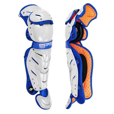 All-Star LGW-AFX-MEDWH/ROMED AFx Fastpitch Leg Guards WH/RO MED
