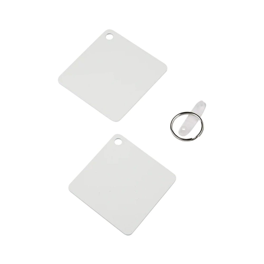 Artesprix Llc Key Chain WHTE, Metal White