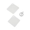 Artesprix Llc Key Chain WHTE, Metal White view 1