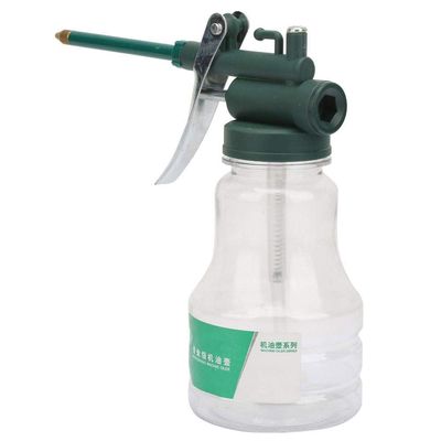 Easy to Squeeze New Seal Structure Transparent Oiler, Oiler, Small Volume Portable Transparent Pot Body Home Repair Shop for Feeding lubricating Oil Engine Oil