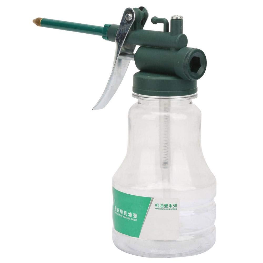 Easy to Squeeze New Seal Structure Transparent Oiler, Oiler, Small Volume Portable Transparent Pot Body Home Repair Shop for Feeding lubricating Oil Engine Oil