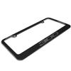 iPick Image for Chrysler 300 in 3D Dark Gray Letters on Black Metal License Plate Frame - Official Licensed view 3