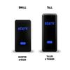 NAV ANC Lights Symbol Backlit Switch Older Model Push Button Compatible with Toyota (Blue/White/Surface Size 1.54 x 0.83 inches) view 2