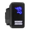 Monkey Around Symbol Backlit Switch Older Model Push Button Compatible with Toyota (Blue/White/Surface Size 1.54 x 0.83 inches) view 1