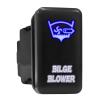Bilge Blower Symbol Backlit Switch Older Model Push Button Compatible with Toyota (Blue/White/Surface Size 1.54 x 0.83 inches) view 1
