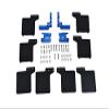 R/C Scale Accessories : Mud Flap For Axial 1/10 SCX10 III Jeep Wrangler AXi03007 / Jeep Gladiator AXi03006-50Pc Set Blue view 1