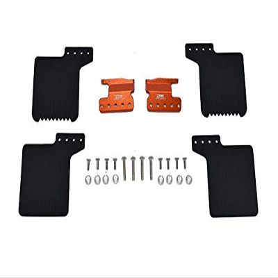 R/C Scale Accessories : Front Mud Flap For Axial 1/10 SCX10 III Jeep Wrangler AXi03007 / Jeep Gladiator AXi03006-26Pc Set Orange