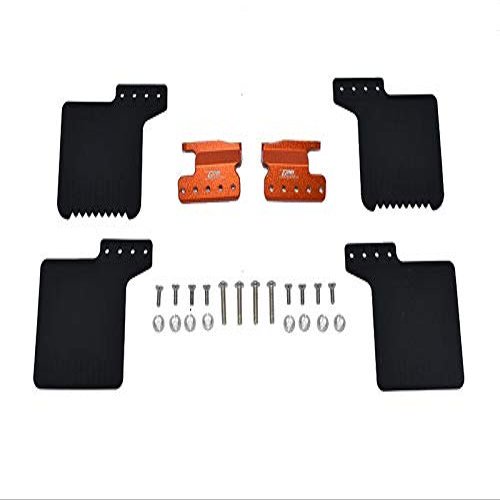 R/C Scale Accessories : Front Mud Flap For Axial 1/10 SCX10 III Jeep Wrangler AXi03007 / Jeep Gladiator AXi03006-26Pc Set Orange