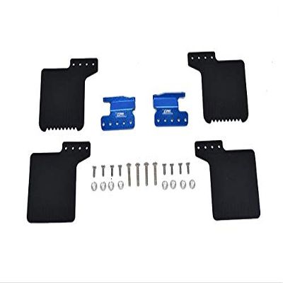 R/C Scale Accessories : Front Mud Flap For Axial 1/10 SCX10 III Jeep Wrangler AXi03007 / Jeep Gladiator AXi03006-26Pc Set Blue