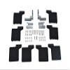 R/C Scale Accessories : Mud Flap For Axial 1/10 SCX10 III Jeep Wrangler AXi03007 / Jeep Gladiator AXi03006-50Pc Set Gray Silver view 1