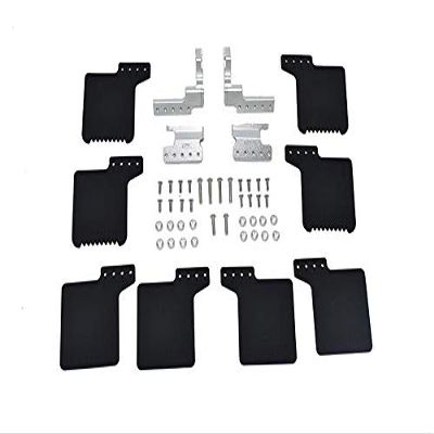 R/C Scale Accessories : Mud Flap For Axial 1/10 SCX10 III Jeep Wrangler AXi03007 / Jeep Gladiator AXi03006-50Pc Set Silver