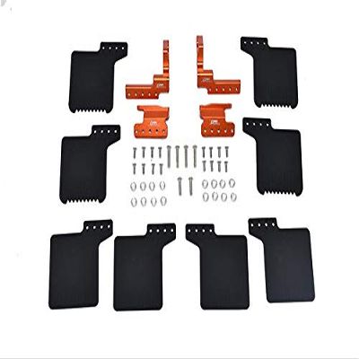 R/C Scale Accessories : Mud Flap For Axial 1/10 SCX10 III Jeep Wrangler AXi03007 / Jeep Gladiator AXi03006-50Pc Set Orange