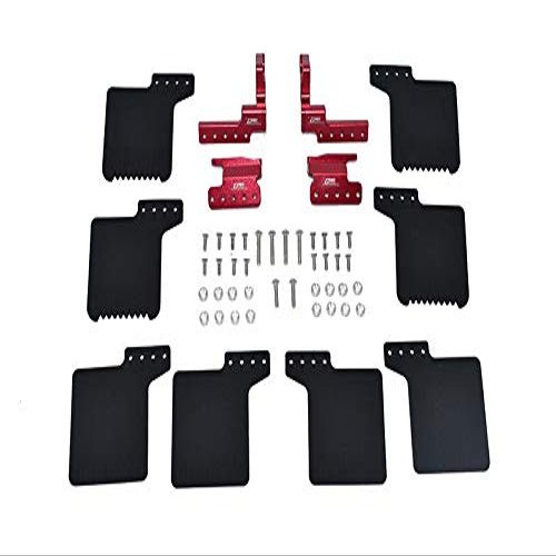 R/C Scale Accessories : Mud Flap For Axial 1/10 SCX10 III Jeep Wrangler AXi03007 / Jeep Gladiator AXi03006-50Pc Set Red
