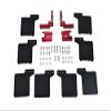 R/C Scale Accessories : Mud Flap For Axial 1/10 SCX10 III Jeep Wrangler AXi03007 / Jeep Gladiator AXi03006-50Pc Set Red view 1