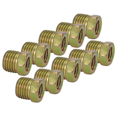 4LIFETIMELINES Fuel Line Steel Tube Nut 5/16 in Tube (M14x1.5 Surface Seal), Inverted Flare, Bag of 10