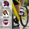 ONIPAX Outdoor Bike Pedal Straps for Fixed Gear, BMX and MTB, Adjustable Toe Clips Tape 2 PCS view 3