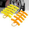 5Piece Polyurethane Wheel Changing Rim Savers, Wheel Changing Rim Protector Car Tire Changer Guard Rim Protector Tyre Wheel Changing Savers Tool (Orange) view 2
