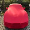Custom Fit for Porsche 911 Series Carrera Targa Turbo GTS Boxster Luxury Stretch Satin Cashmere Car Cover (Red) view 1