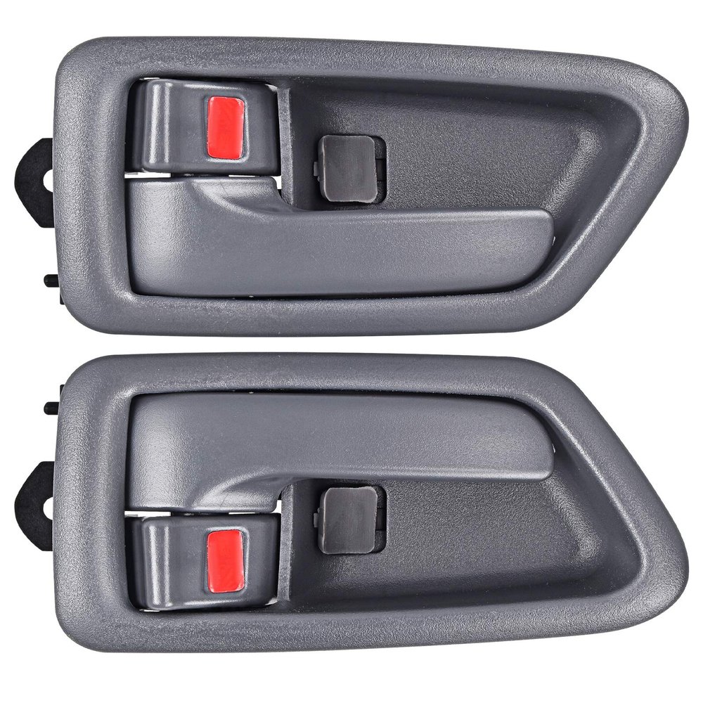 FAERSI 2Pcs Inside Interior Door Handle Front Rear Driver & Passenger Side Replacement for 1997 1998 1999 2000 2001 Toyota Camry, Gray.OE:69206-AA010-E0, 69205-AA010-E0