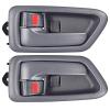 FAERSI 2Pcs Inside Interior Door Handle Front Rear Driver & Passenger Side Replacement for 1997 1998 1999 2000 2001 Toyota Camry, Gray.OE:69206-AA010-E0, 69205-AA010-E0 view 1