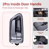 FAERSI 2Pcs Inside Interior Door Handle Front Rear Driver & Passenger Side Replacement for 1997 1998 1999 2000 2001 Toyota Camry, Gray.OE:69206-AA010-E0, 69205-AA010-E0 view 3