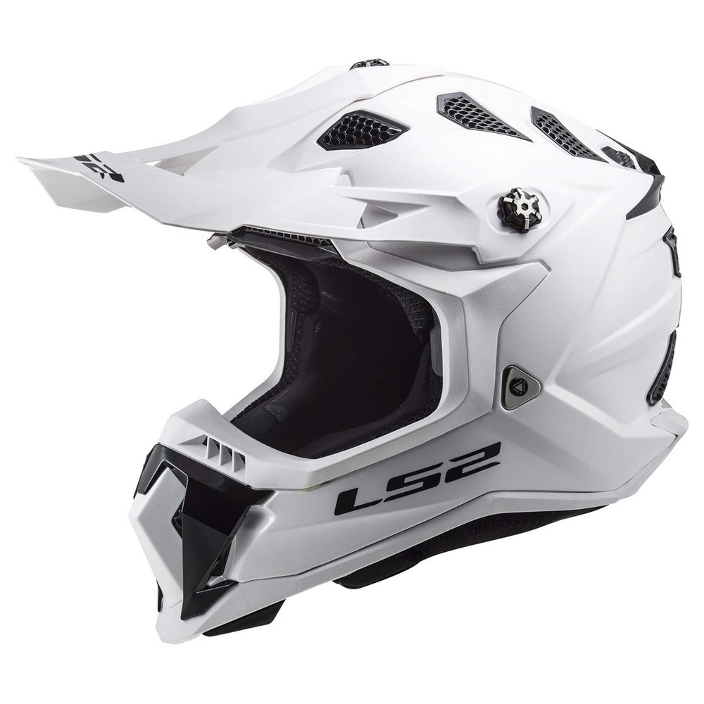 LS2 Helmets MX-Off Road Subverter Evo Helmet (Gloss White - Medium)