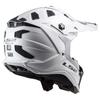 LS2 Helmets MX-Off Road Subverter Evo Helmet (Gloss White - Medium) view 3