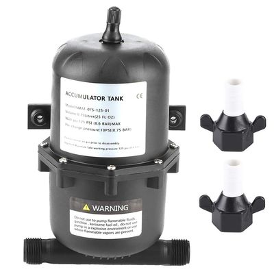 Accumulator 182-100,Water Accumulator Tank,For Accumulator,Accumulator Pressure Control 0.75 L 125PSI for Marine RV Boat Accumulator 12V accumulator