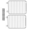 VGEBY 1 Pair Metal Front Lamp Guards, RC Front Headlight Grille Light Cover Headlight Grille Protective Cover Fit for 6/4 1/10 Crawler Car Accessory(Silver) Car Model Accessories view 2